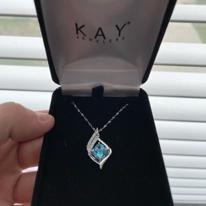 Kay jewelers silver necklace